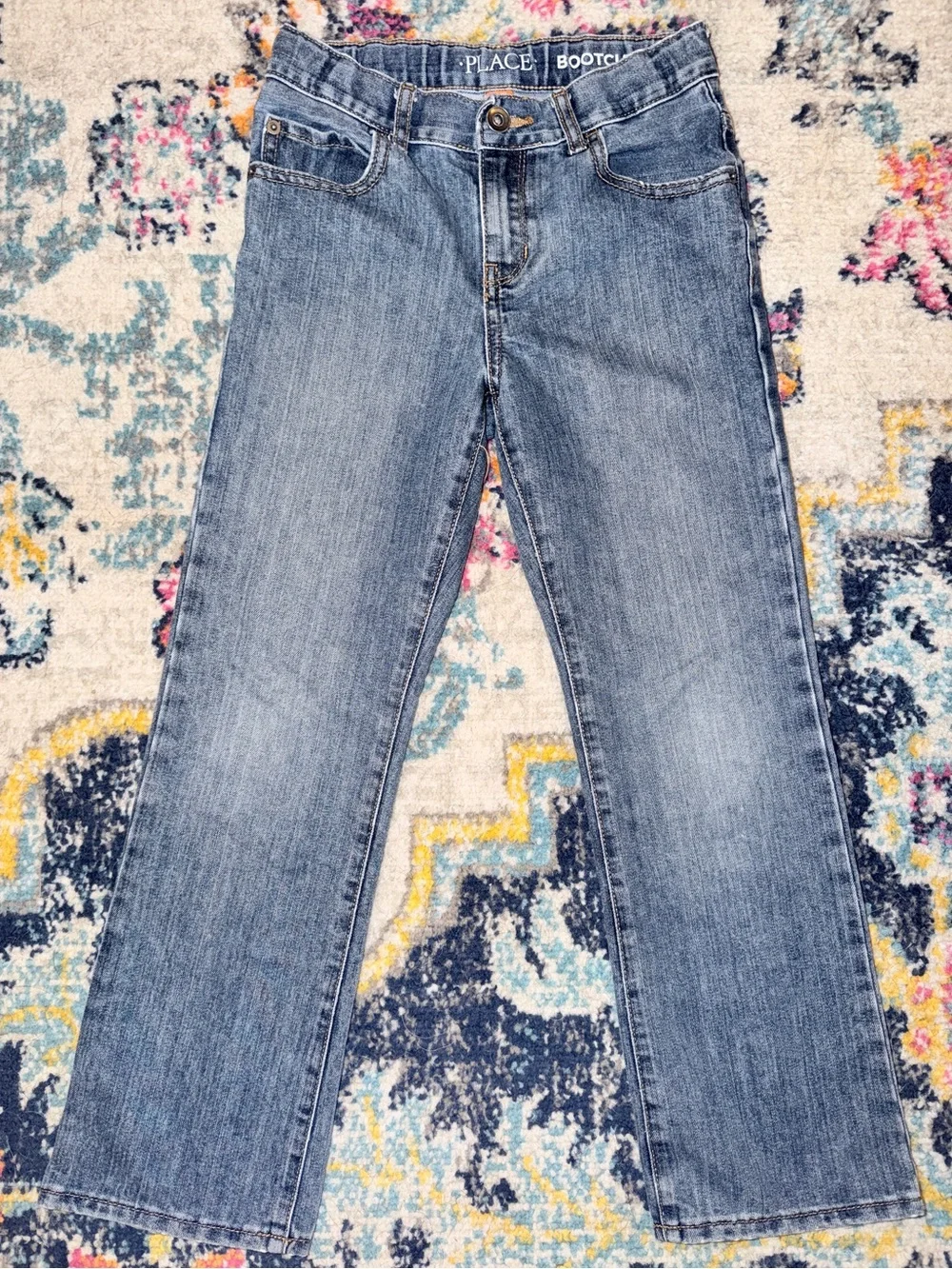 The Children’s Place Boys Bootcut Jeans Size 8 Medium Wash